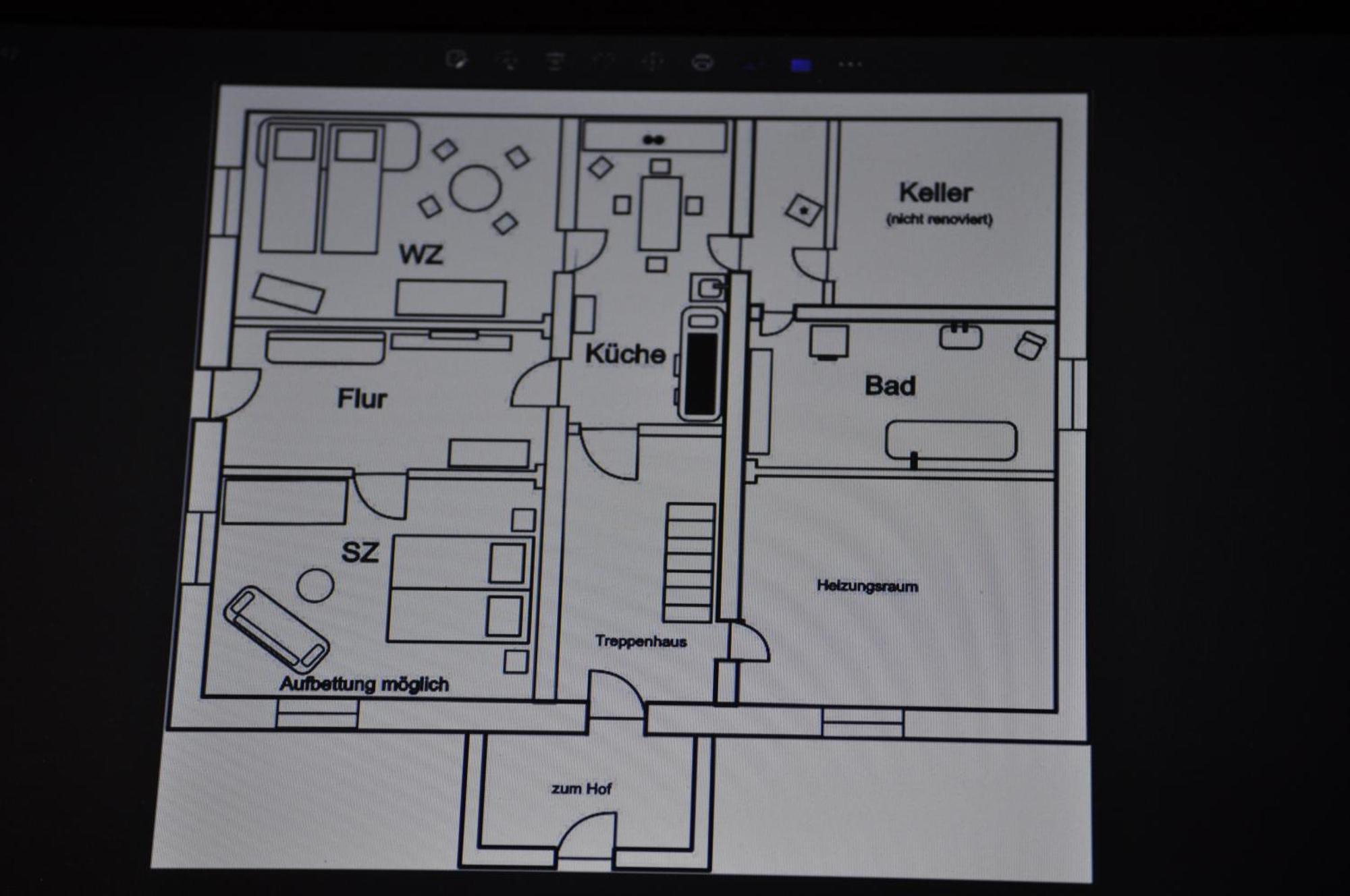 Historische Ferienwohnung für bis 5 Personen Spremberg Exterior foto